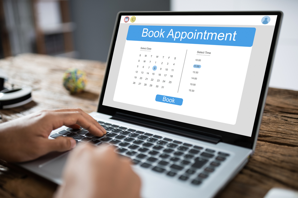 scheduling an appointment